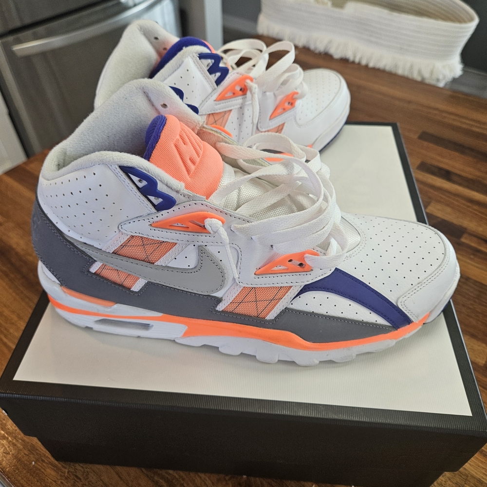 NEW Nike Air Trainer SC High III Bo Jackson Orange Blue Auburn